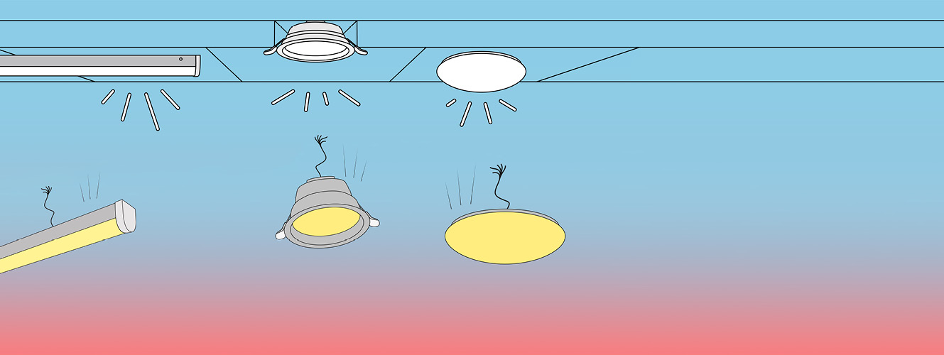 Sostituzione corretta delle lampade fluorescenti